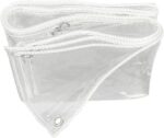 Heavy Duty 310gsm Glass Clear PVC Tarpaulin Sheet