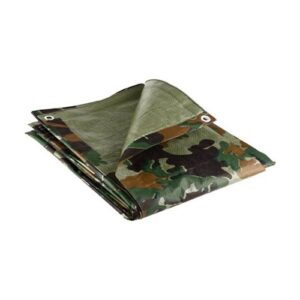 Camo Lightweight 80gsm Economy Tarpaulin