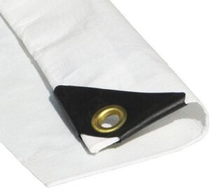 Standard White Tarpaulin 110gsm Durable Tarps